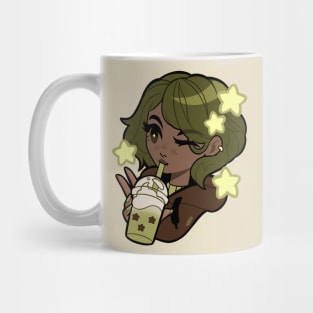 Star Struck Matcha Boba Mug